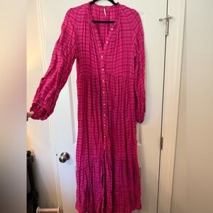Free People Button-Down Dress